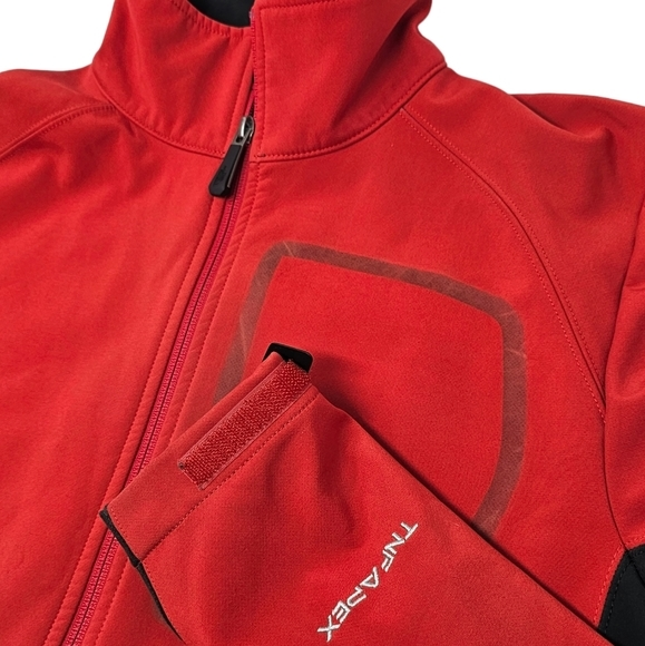 The North Face Women's Size Small Red Apex‎ Bionic Full Zip Soft Shell Jacket - Picture 1 of 11